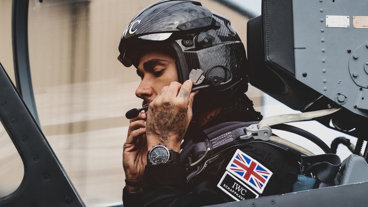 F1 Champion Lewis Hamilton Takes to the Skies in Fighter Jet for Astronaut Training