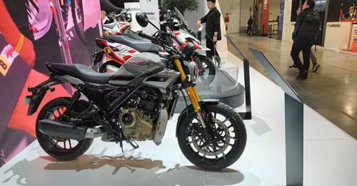 EICMA 2024: Updated Hero Mavrick 440 Unveiled with Golden USD Front Fork, New Colour Option and More