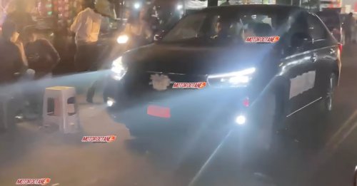 New Honda Amaze Spied Undisguised For the First Time, Shows New Grille, LED Projector Headlamps, and More