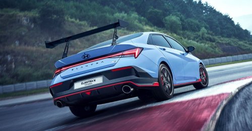 Hyundai Elantra N TCR Edition Globally Debuts with Carbon Rear Wing, 19-inch Forged Wheels
